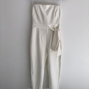 Black Halo Harbor Jumpsuit - Porcelain